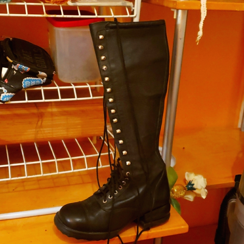 Tall Knee High "Bratz" Style Lace Up Boots
